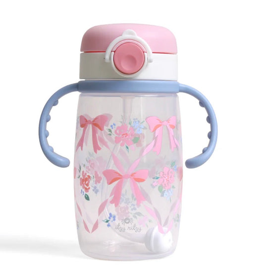 Itzy Ritzy Itzy Sips Straw Cup-Ribbons + Roses