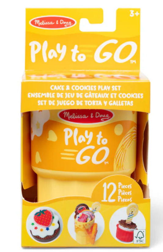 Melissa & Doug Play To Go Cake & Cookies Play Set