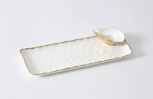 Pampa Bay Sushi Tray-Portofino (Oyster Bowl Sold Separately)