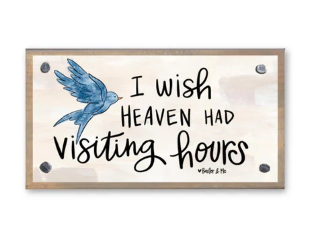 Baxter & Me Happy Block-Visiting Hours Blue Dove