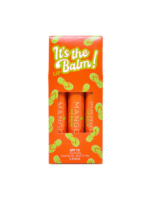 California Mango It's The Balm! 3-Pack Lip Balm