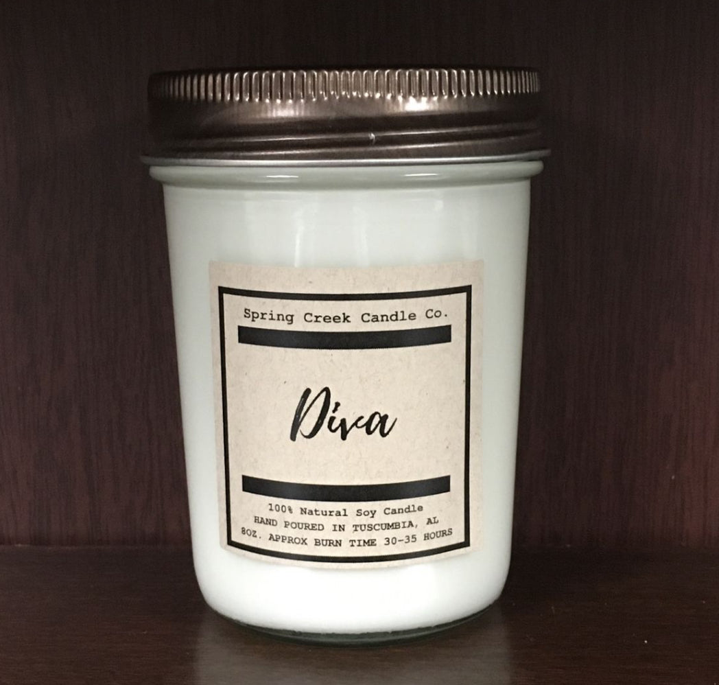 Spring Creek Candle Co. 8oz Jar Candle-Diva