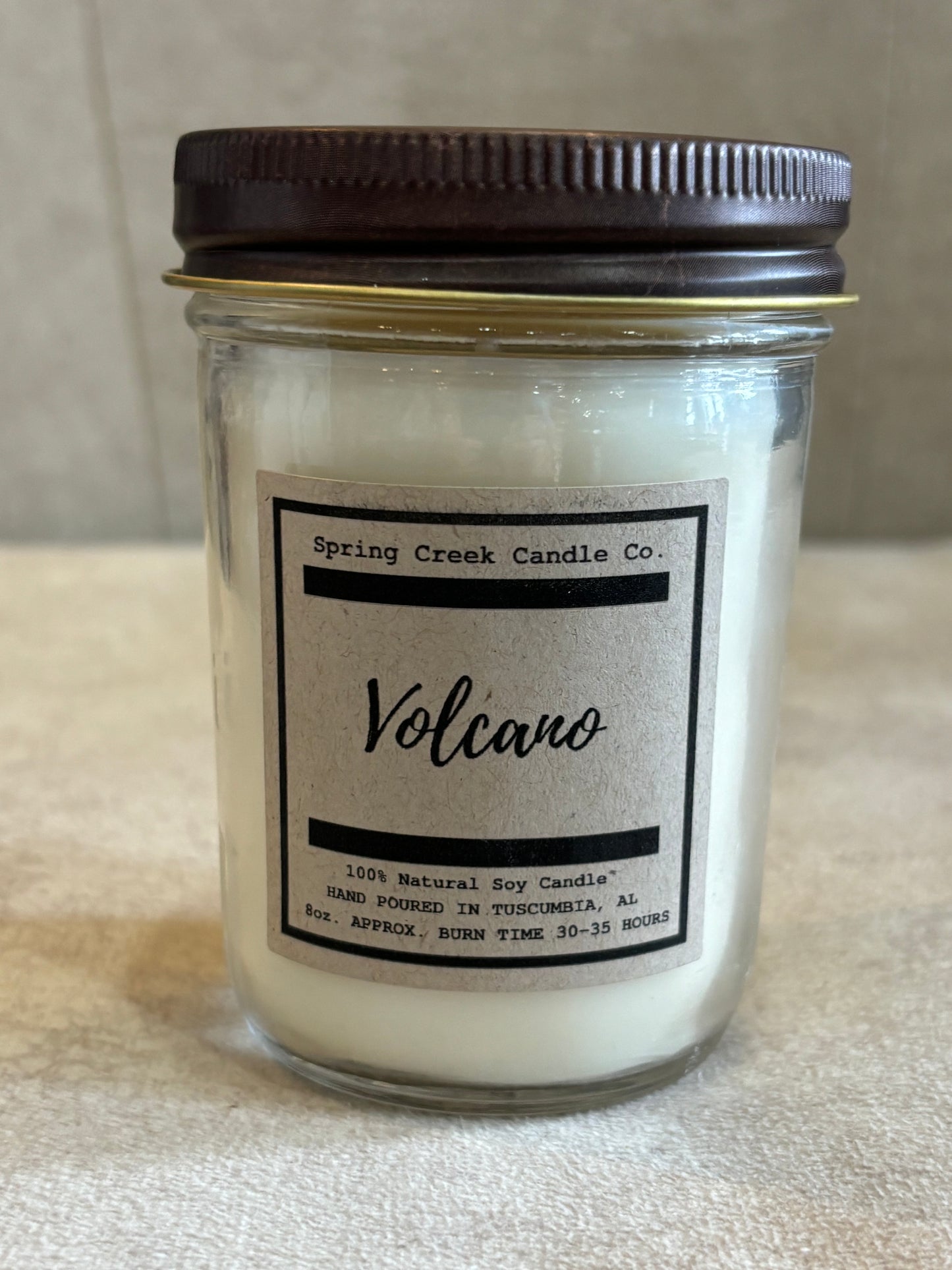 Spring Creek Candle Co. 8oz Jar Candle-Volcano