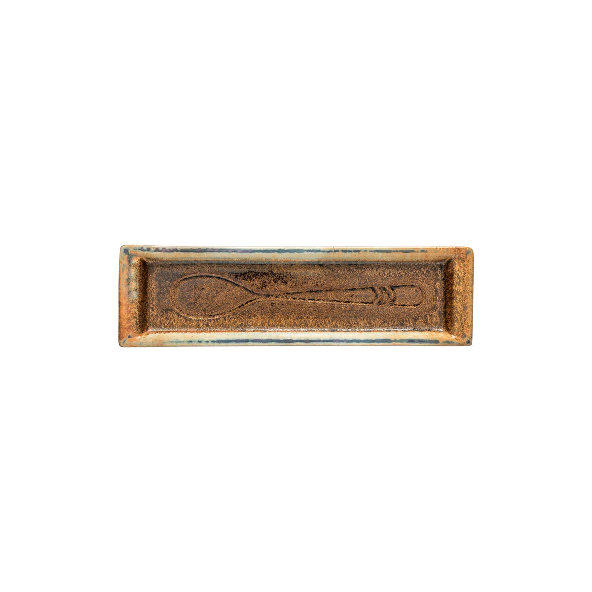 Costa Nova Poterie Spoon Rest-Mocha Brown