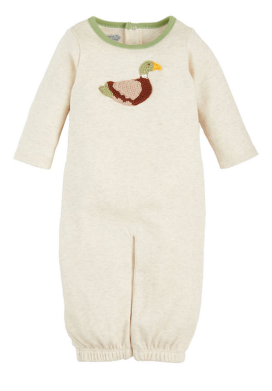 Mudpie Crochet Duck Sleeper Gown