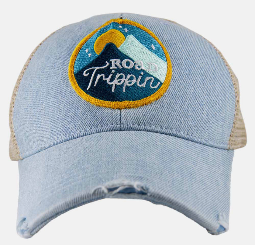 Katydid Trucker Hat-Road Trippin Denim