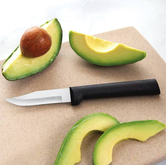 Rada Cutlery Black Handled Peeling Pairing Knife