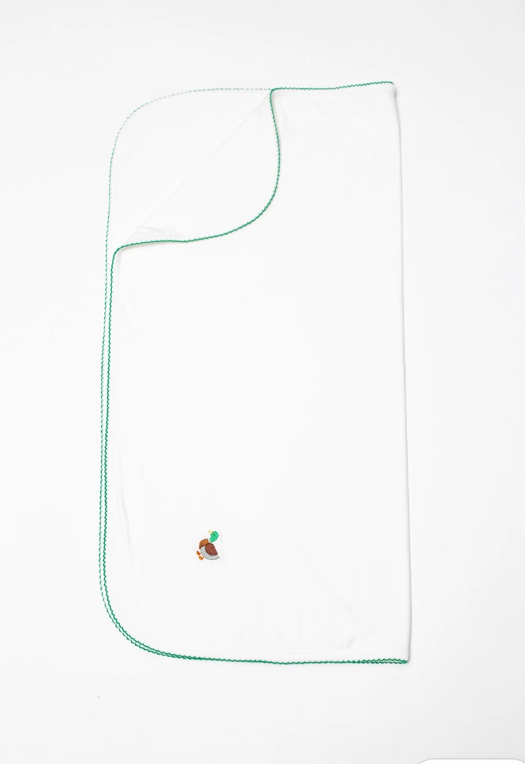 Goosies Embroidered Pip Blanket-Mallard