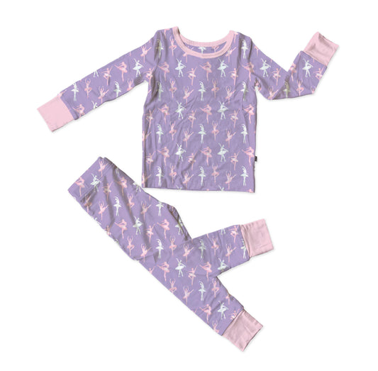 Laree+Co Lillian Ballerinas Bamboo 2-Piece Long Sleeve Set