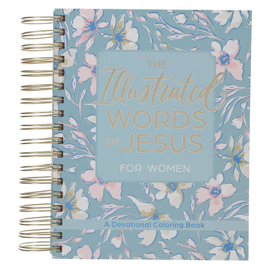 Christian Art Gifts Coloring Devotional Illustrated Words of Jesus for Women
