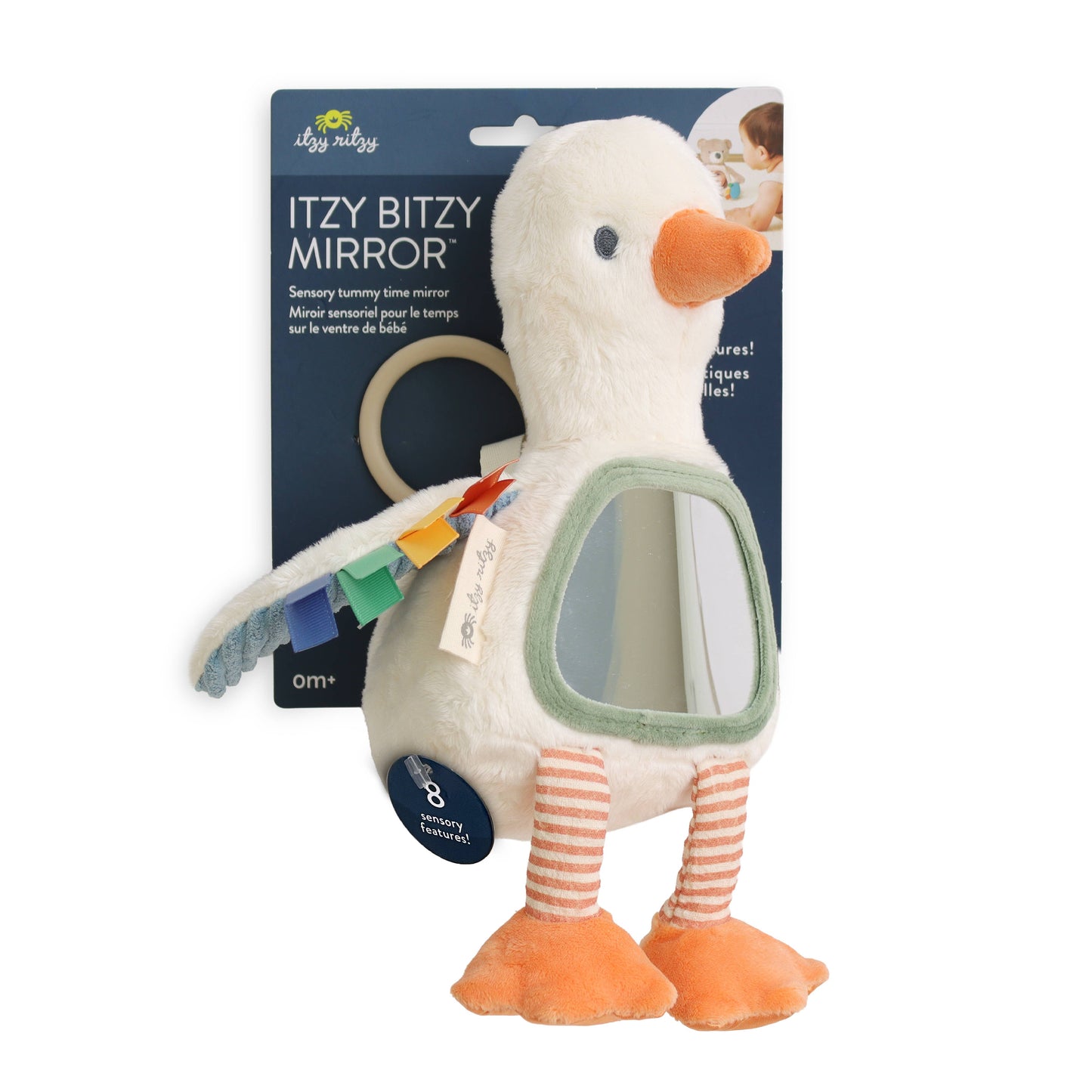Itzy Ritzy Bitzy Sensory Mirror-Goose