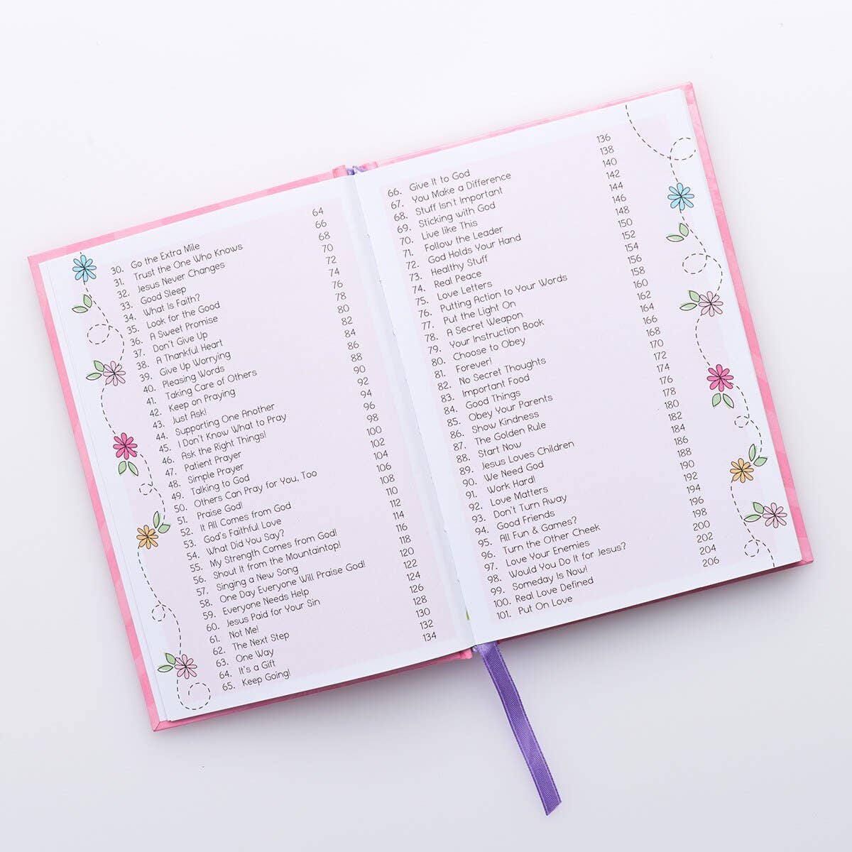 Christian Art Gifts Kid Book 101 Devotions for His Princesses Hardcover