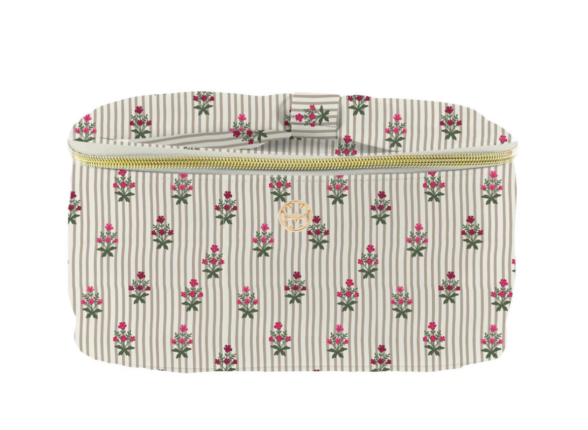 Mary Square Make Me Blush-Cottage Stripes