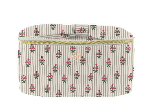 Mary Square Make Me Blush-Cottage Stripes