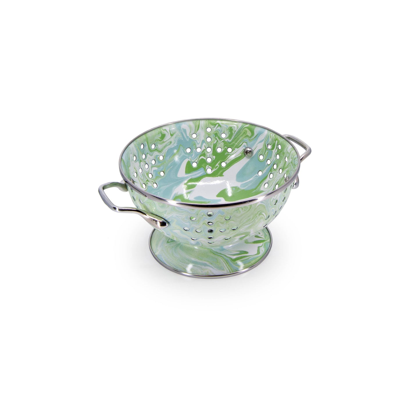 Golden Rabbit Enamelware Modern Monet Petite Colander