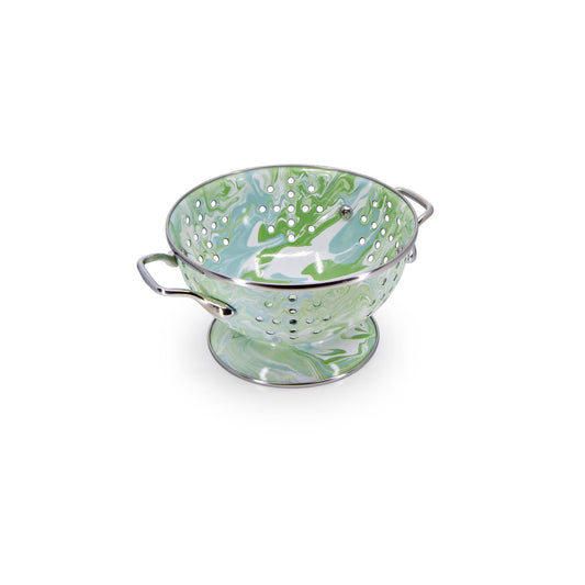 Golden Rabbit Enamelware Modern Monet Petite Colander