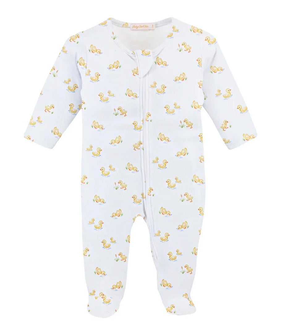 Baby Club Chic Tiny Baby Duckies Coverall