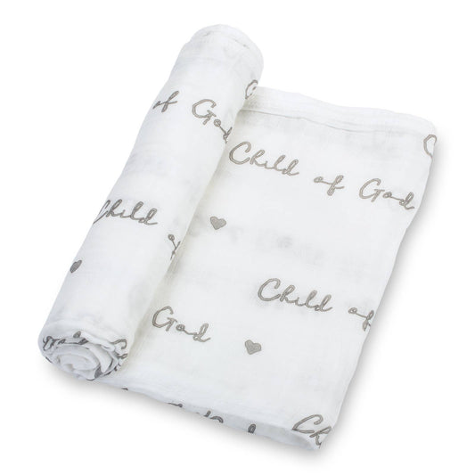 LollyBanks Baby Muslin Swaddle Blanket-Child of God