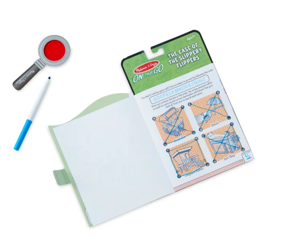 Melissa & Doug Secret Decoder Set-Case of the Slippery Flippers