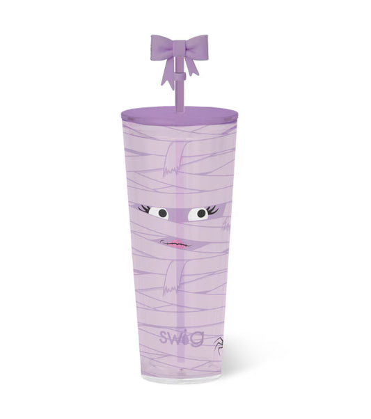 Boo Crew Mummy Plastic Tumbler (24oz)