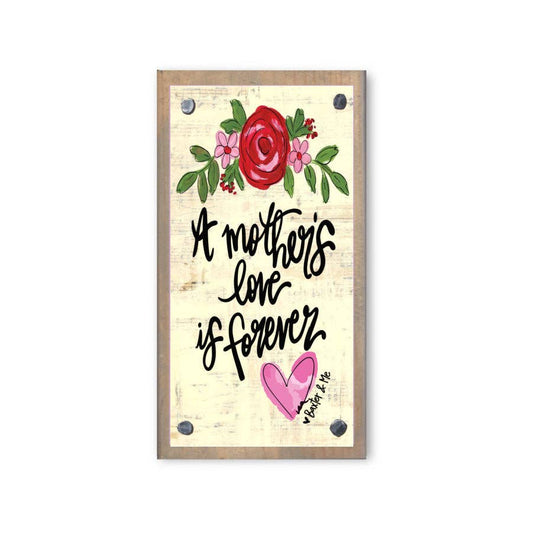 Baxter & Me Driftwood Happy Block-A Mother's Love