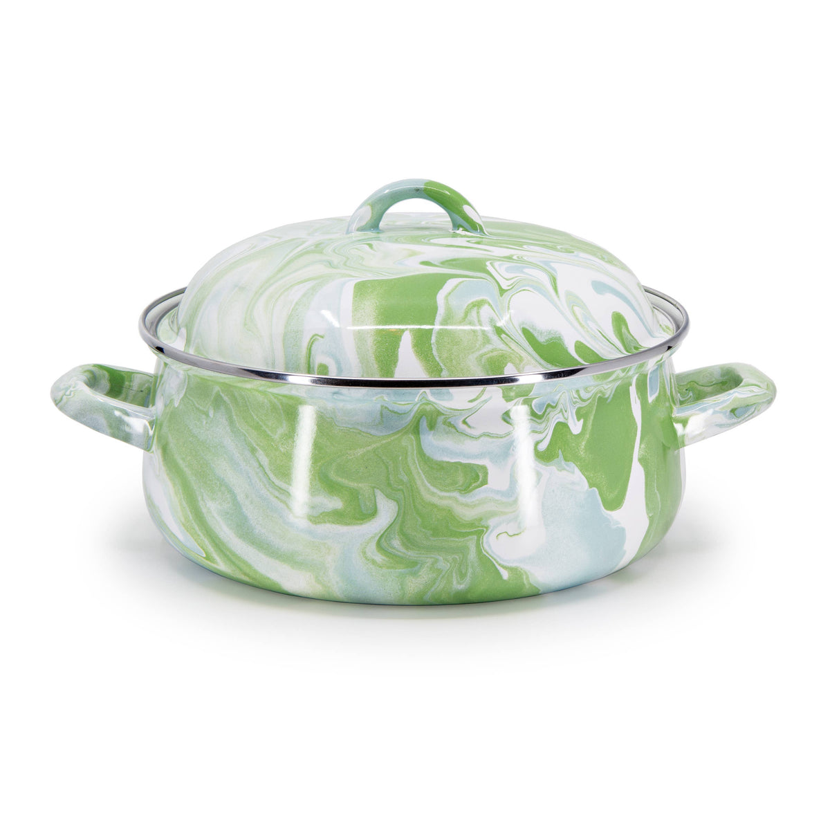 Golden Rabbit Enamelware Modern Monet Dutch Oven
