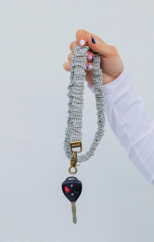 Shop ANDi Pistachio Grid Lanyard