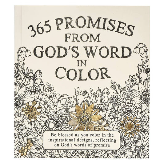 Christian Art Gifts Coloring Devotional 365 Promises God's Word in Color