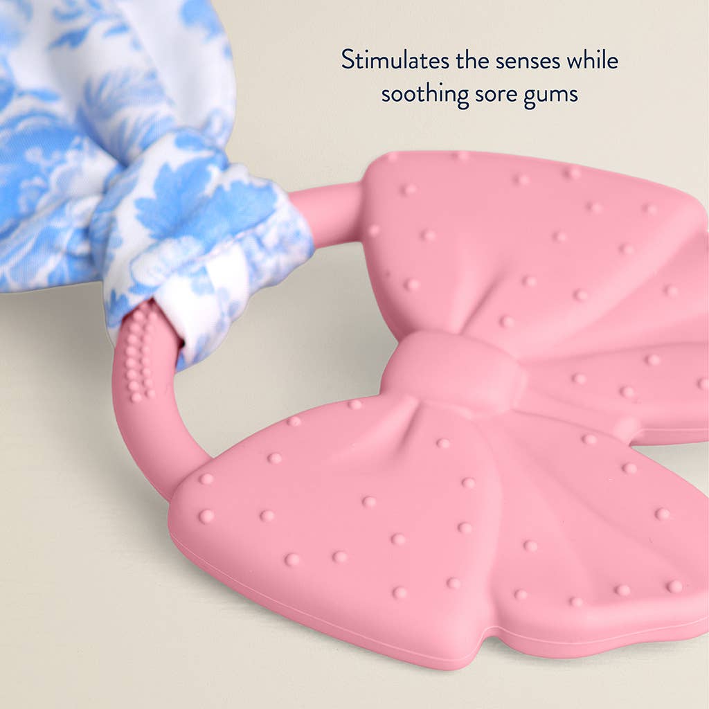 Itzy Ritzy Crinkle Crew-Pink Bow