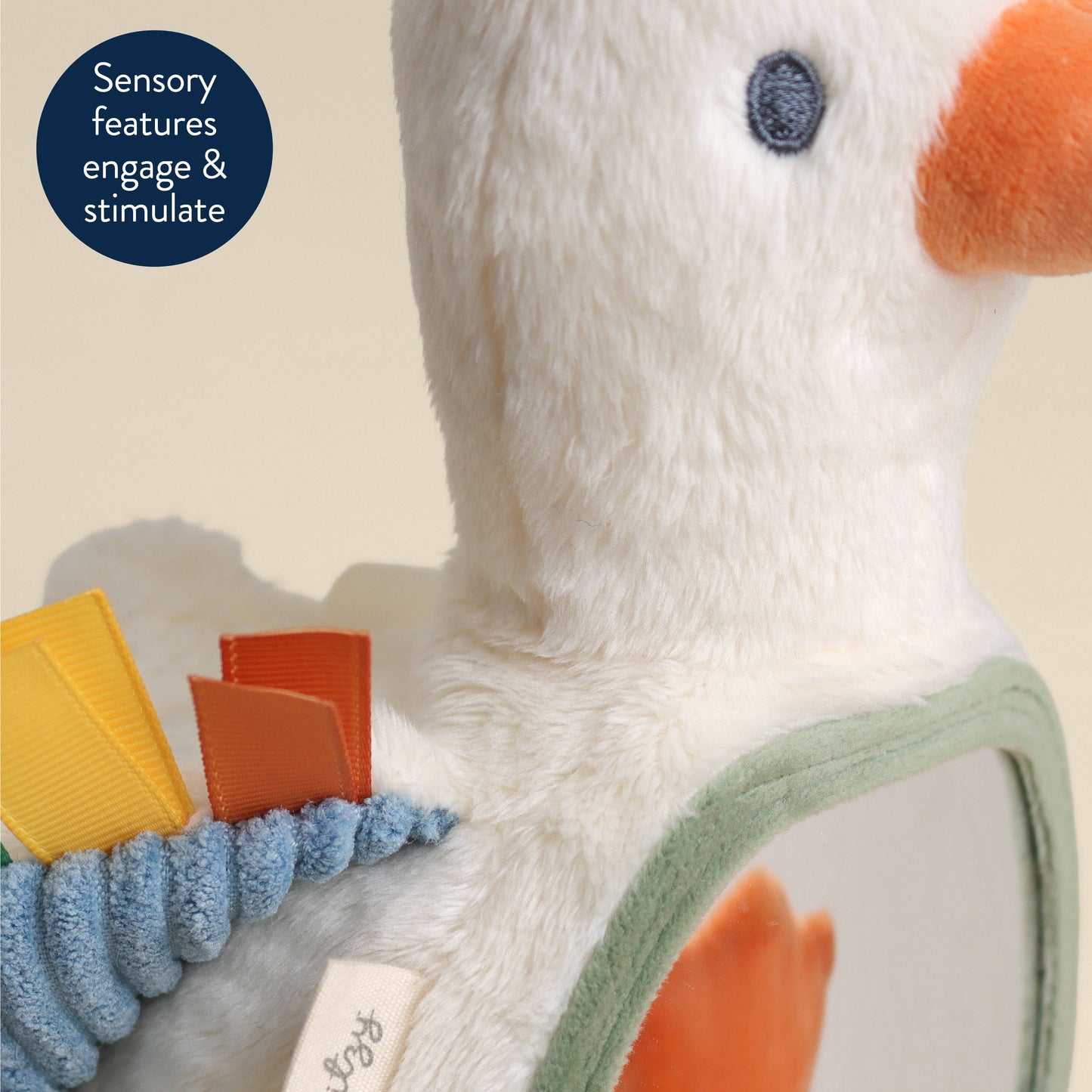 Itzy Ritzy Bitzy Sensory Mirror-Goose