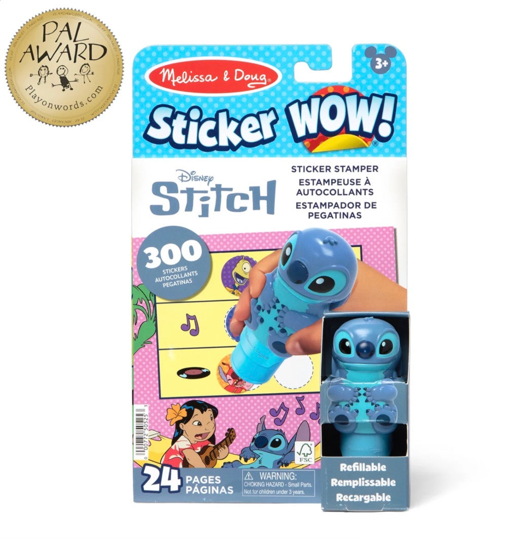 Melissa & Doug Sticker WOW!™ Activity Pad & Sticker Stamper - Stitch