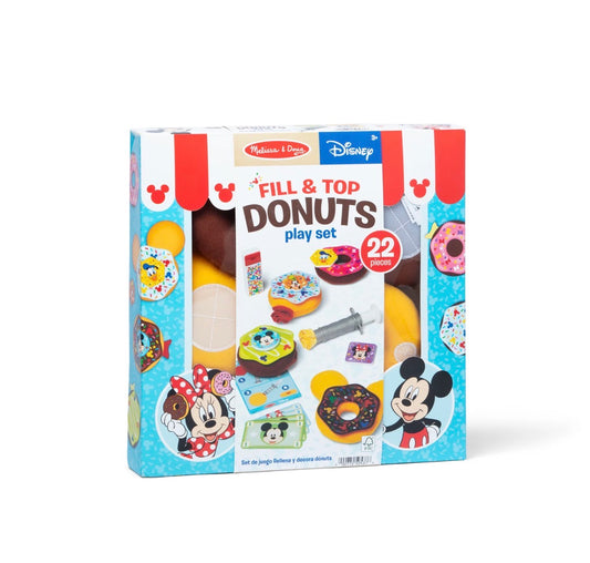 Melissa & Doug Disney Fill and Top Character Donuts Play Set