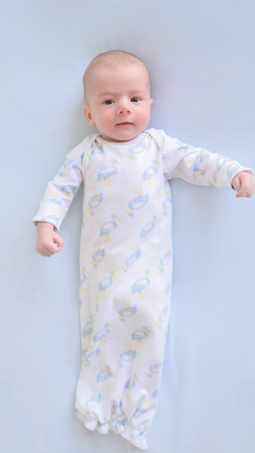 Beaufort Bonnet Adorable Everyday Set-Sir Proper Stork With Worth Avenue White (0-3 months)