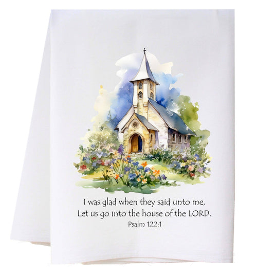Cora & Pate Kitchen Towel-I Was Glad