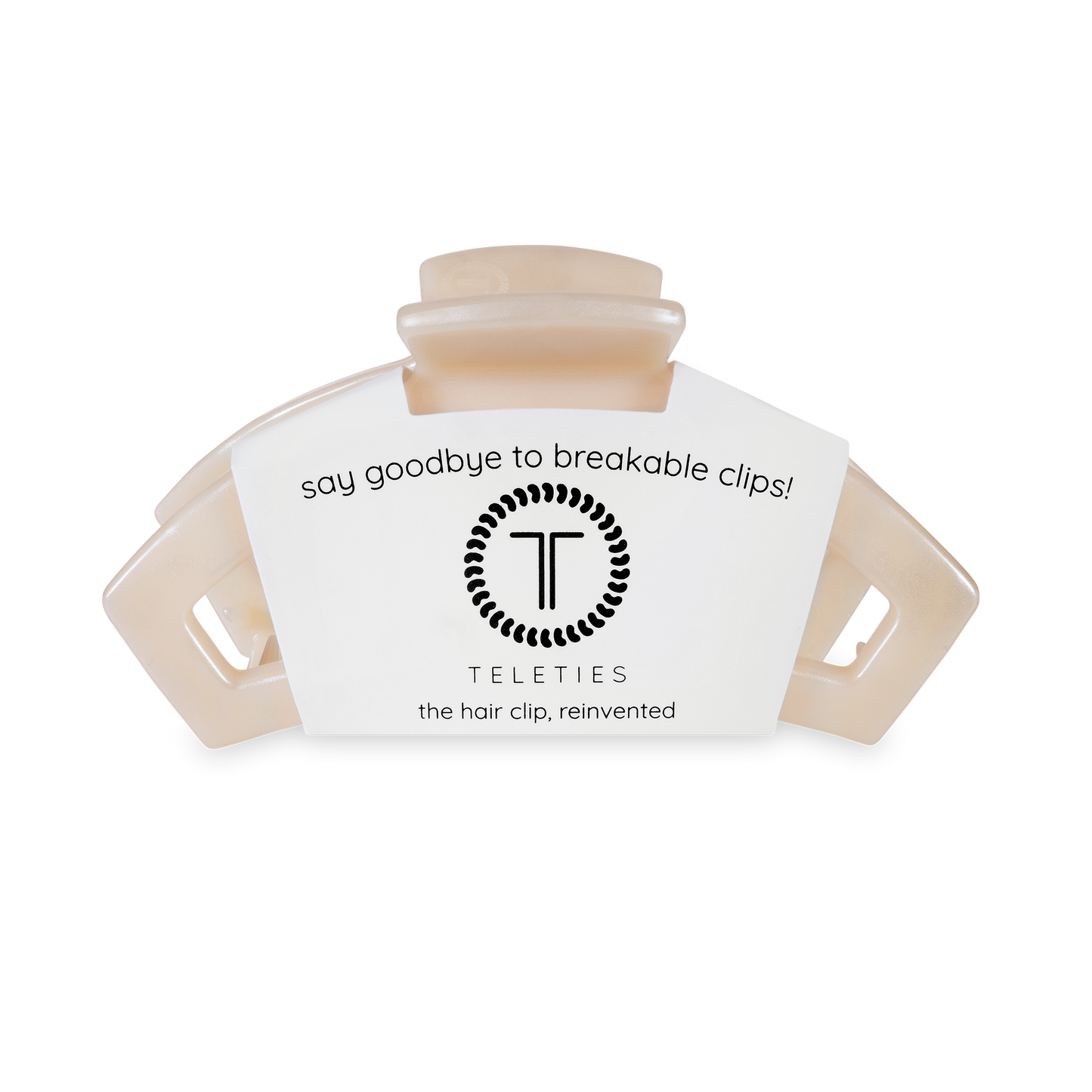 Teleties Medium Open Hair Clip-Soft Surf