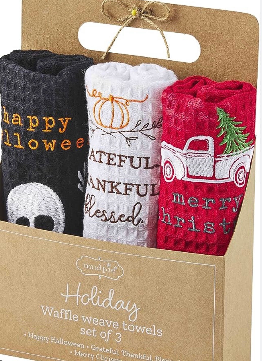 Mudpie Holiday Towel Set