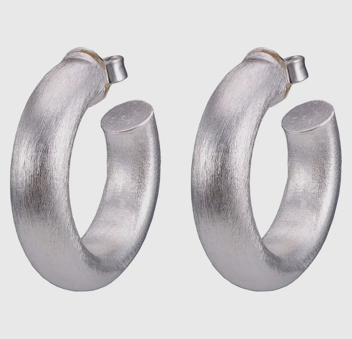 Sheila Fajl Ilana Hoop Earrings-Silver Plated