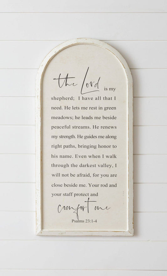 Audrey’s Home & Gift Sign-The Lord Is My Shepherd