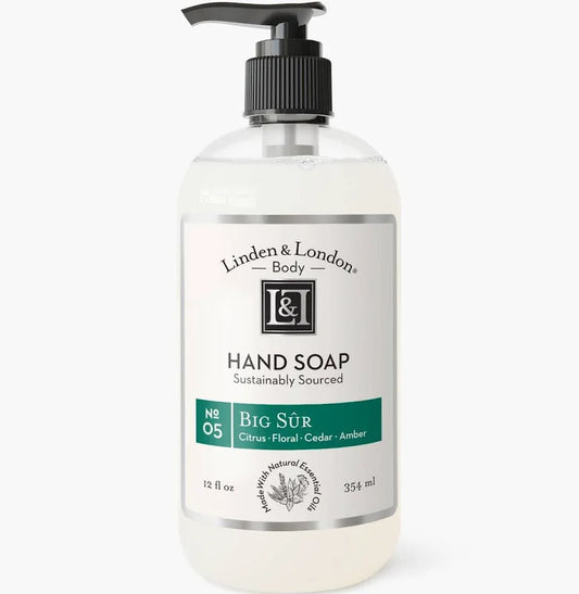 Linden & London Hand Soap (12 oz)-Big Sur