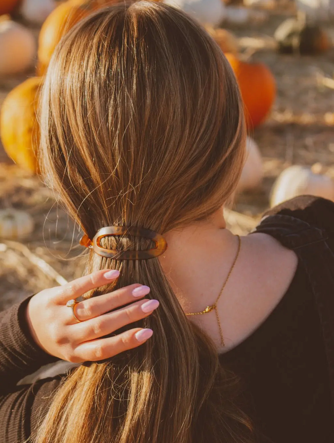 Shop ANDi Cutout Ponytail Cuff-Leopard