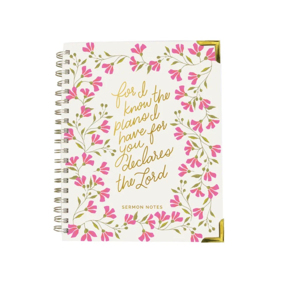 Mary Square Sermon Notes Journal-For I Know The Plans