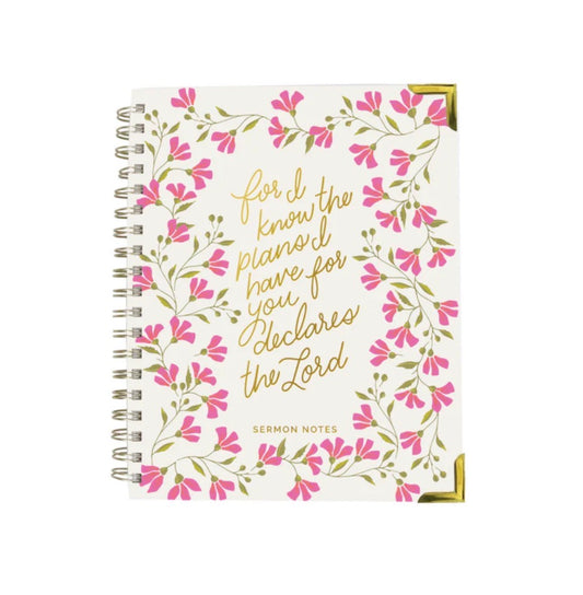 Mary Square Sermon Notes Journal-For I Know The Plans