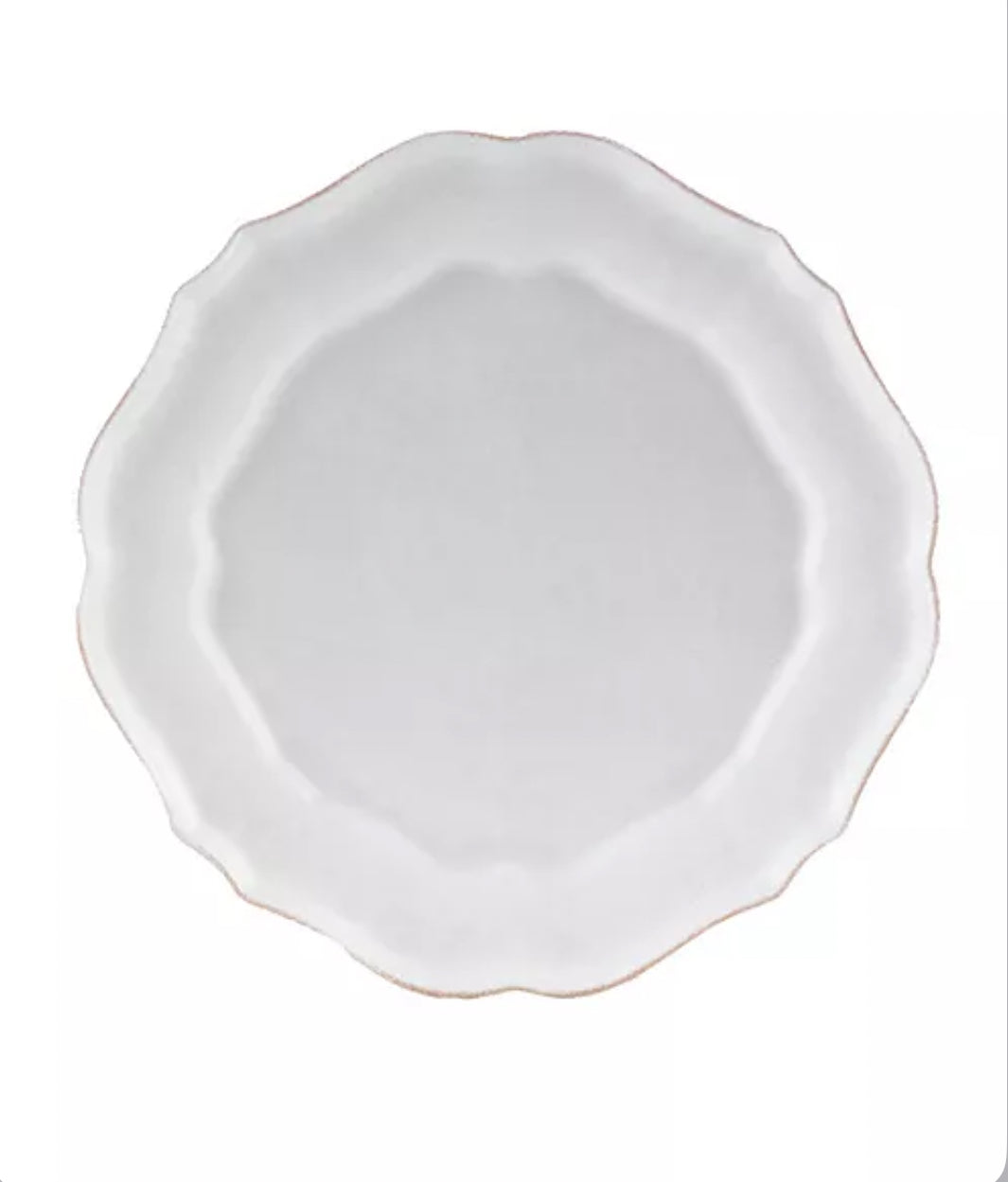 Casafina Impressions White Dinner Plate