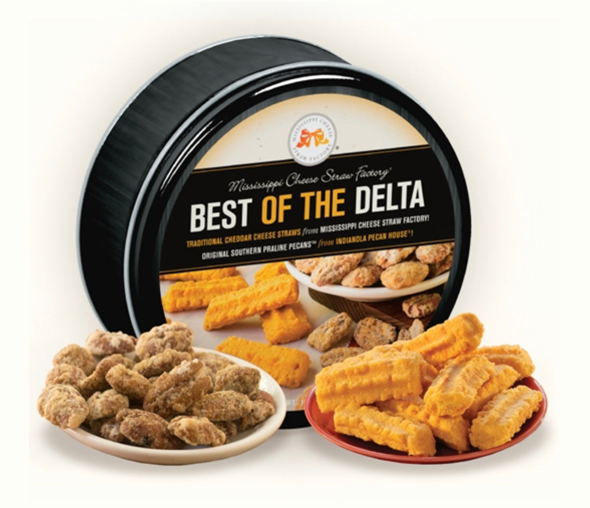 Mississippi Cheese Straws Best of the Delta Gift Tin