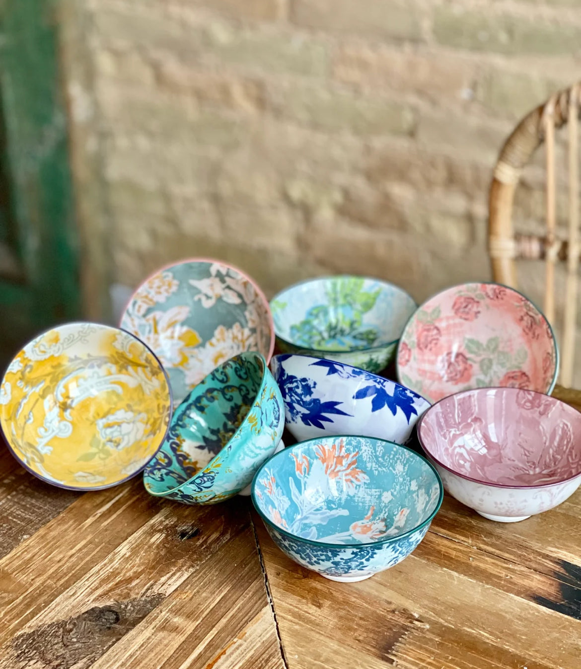 Patina Vie Artisan Tidbit Bowls (Set of 8)