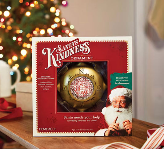 Santa’s Kindness Ornament & Journal Set