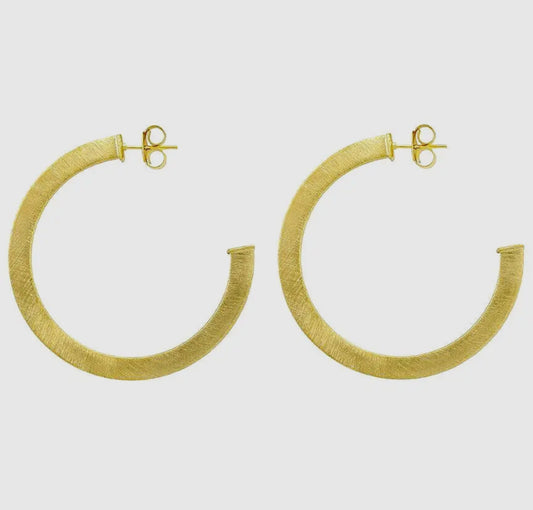 Sheila Fajl Elisa Hoop Earrings-18K Gold Plated