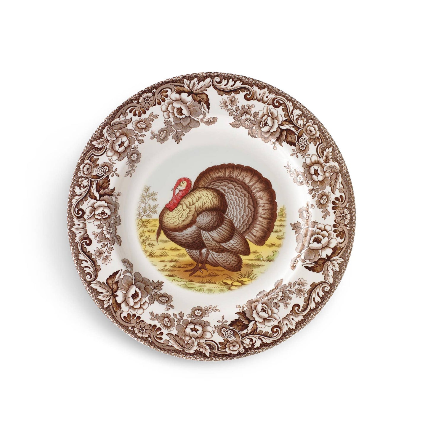 Kendrick Home Woodland Turkey Soup Plate