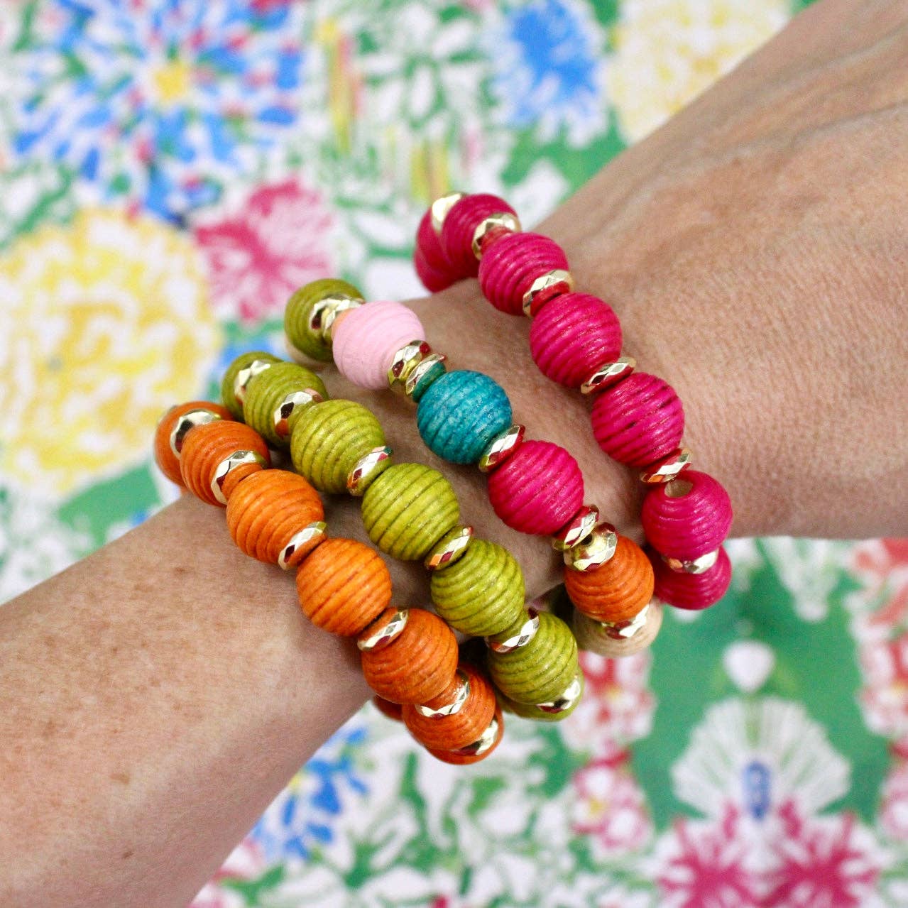 Traci’s Beads Bali Bracelet-Multi