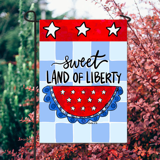 Baxter & Me Garden Flag-Sweet Land of Liberty